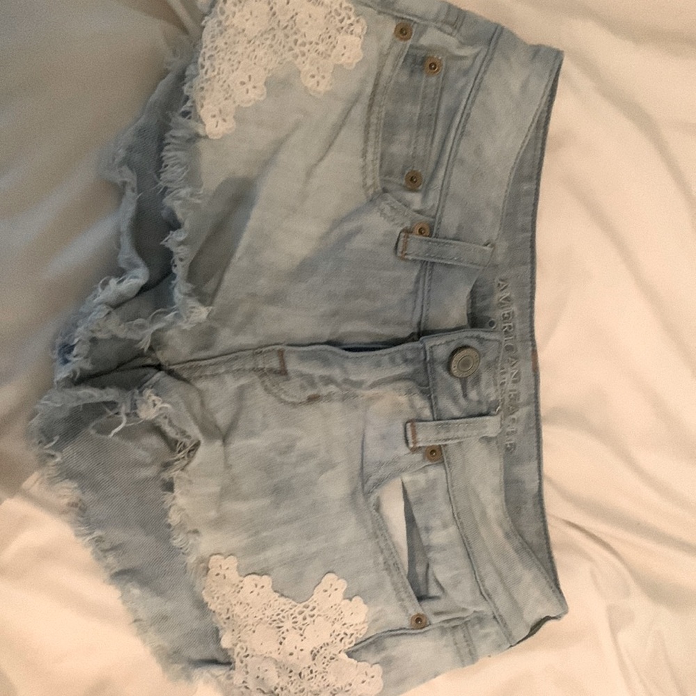 Tiny shorts, barely used.